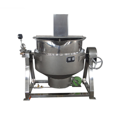 Calentamiento por aceite Automático de gas industrial de cocción de chaleco con chaleco de acero inoxidable 304
