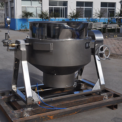 Calentamiento por aceite Automático de gas industrial de cocción de chaleco con chaleco de acero inoxidable 304