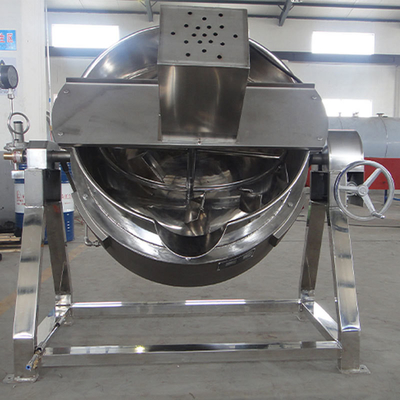 Calentamiento por aceite Automático de gas industrial de cocción de chaleco con chaleco de acero inoxidable 304
