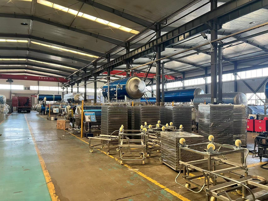Máquina de retorte de lotes multifuncional totalmente automática para esterilización por inmersión en agua