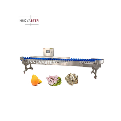 220V/380V Cinturón transportador Pesador de comprobación Máquina de clasificación para peces Camarones Ostras Productos del mar