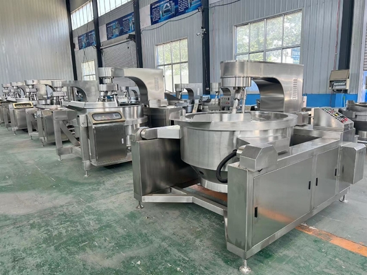 Máquina de calderas con chaleco de vapor de agitación planetaria para procesamiento y cocción de alimentos espesos