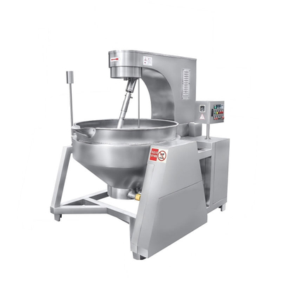 Cacerola de vapor de 500L de plata con chaqueta planetaria para la fabricación de mermelada y salsa