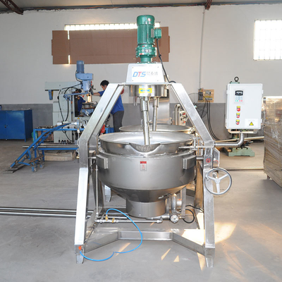 Calentamiento por gas Agitación planetaria Cisterna inclinada con chaleco para planta de procesamiento de verduras