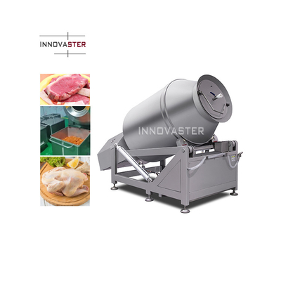 Automático 300 KG de pescado de pollo de carne de res marinado hidráulico de vacío de la carne tumbler para el procesamiento de carne