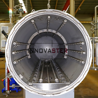 La máquina de retorte de autoclave para embotellado de agua con spray de comida para carne 1100*1200*1500MM