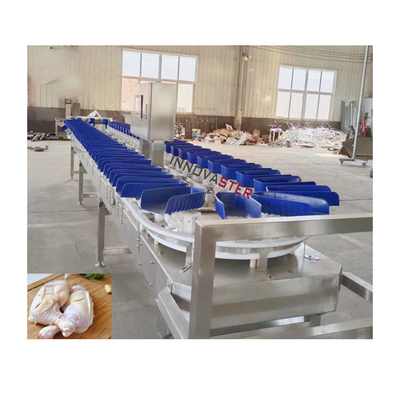 220V/380V Máquina de clasificación de peso de la tienda de alimentos para la clasificación de pollo mariscos camarón y pescado