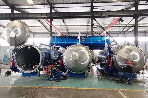 Estructura Envases de presión cilíndricos Cocinas automáticas de vapor a presión Esterilizadores de alimentos Máquinas de autoclave