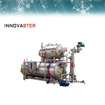 Autoclave de esterilización física para el atún industrial con capacidad de producción de 2100 kg