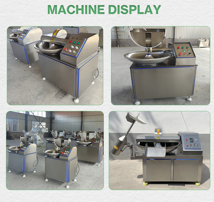 Procesamiento de carne Máquina de corte de plato de carne industrial para salchicha vegetal automática de 5kw