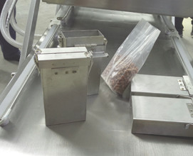 Consumo Máquina de embalaje de doble cámara de vacío de acero inoxidable para tiendas de alimentos