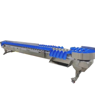 Grado de tamaño de acero inoxidable Máquina automática de clasificación de peso de pollo para la clasificación