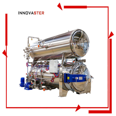 1100*1200*1500MM Máquina de retroceso de inmersión en agua horizontal para esterilización de bolsas