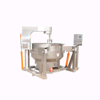 Siropo de azúcar de grado alimenticio caldera con chaleco de plata con diseño industrial y multi-agitator