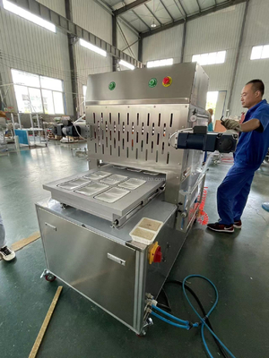 Máquina de embalaje de atmósfera modificada para alimentos RTE en caja fácil de operar