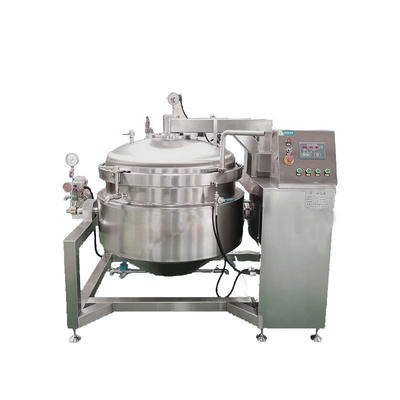 Cocina de vacío de alta presión para procesamiento de vegetales caldera en acero inoxidable 304