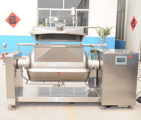 Calentamiento eléctrico o con aceite Equipo de cocina personalizado con chaqueta horizontal y mezclador