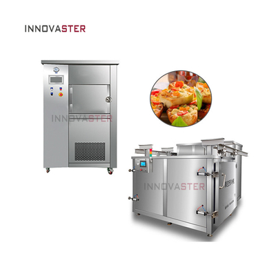 Máquinas de enfriamiento con vacío de alimentos cocinados para la refrigeración en las instalaciones de fabricación