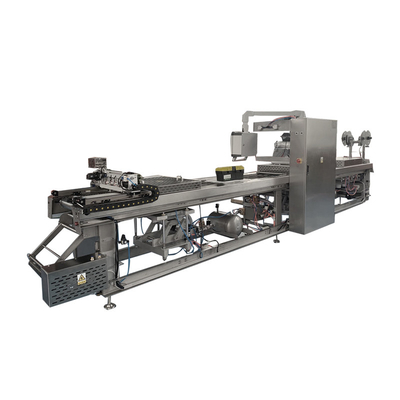 Máquina de embalaje al vacío con nariz de aluminio ajustable para material de embalaje de papel