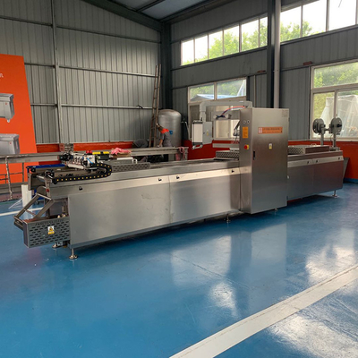 Máquina de embalaje al vacío con nariz de aluminio ajustable para material de embalaje de papel