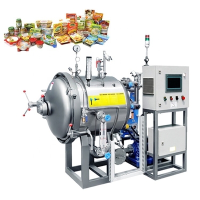 F0 Máquina piloto de retorte Esterilizador industrial de alimentos Autoclave Uht para altas temperaturas