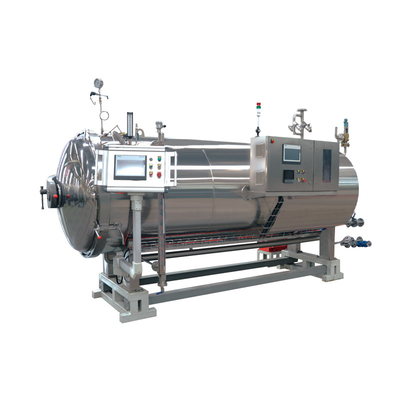 Autoclave económica para la transformación y esterilización de carne de res y de cordero de atún y sardina enlatada