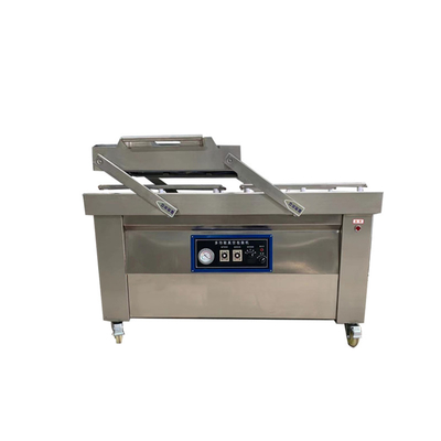 Máquina de contenedores de alimentos de doble cámara con vacío para aparatos