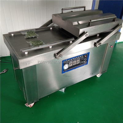 Máquina de contenedores de alimentos de doble cámara con vacío para aparatos