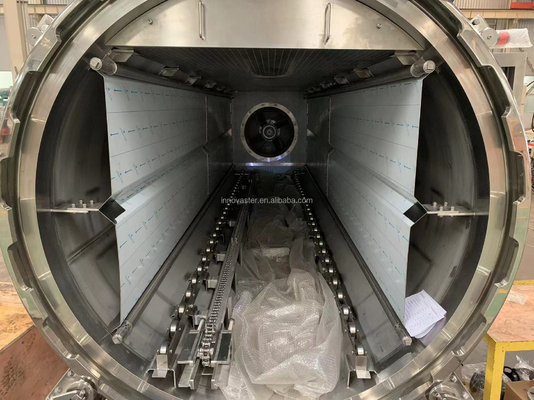 Retorte de aire de vapor automático F0 de 3P para esterilización a alta temperatura de alimentos enlatados