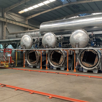 Esterilización a altas temperaturas Retorte giratorio para confitura de alimentos Autoclave Presión estática