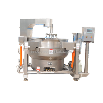 Calidad de 100-600L Calentador automático de gas con chaleco de cocción para salsa Multi-agitator