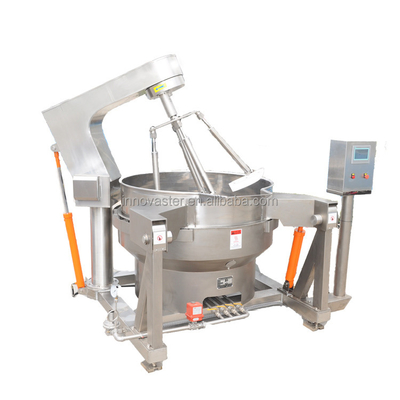 Calidad de 100-600L Calentador automático de gas con chaleco de cocción para salsa Multi-agitator
