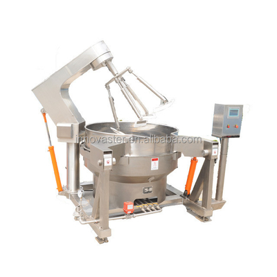 Calidad de 100-600L Calentador automático de gas con chaleco de cocción para salsa Multi-agitator