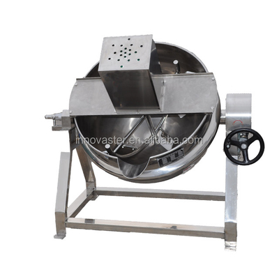 Cacerola de cocción de salsa de pasta de frijoles de acero inoxidable para agitador manual máquina de freír