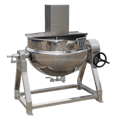 Cacerola de cocción de salsa de pasta de frijoles de acero inoxidable para agitador manual máquina de freír