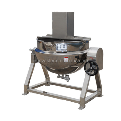 Cacerola de cocción de salsa de pasta de frijoles de acero inoxidable para agitador manual máquina de freír