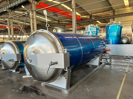 Esterilización a alta temperatura Retortes de vapor Procesamiento de retortes enlatados Necesidades de la máquina
