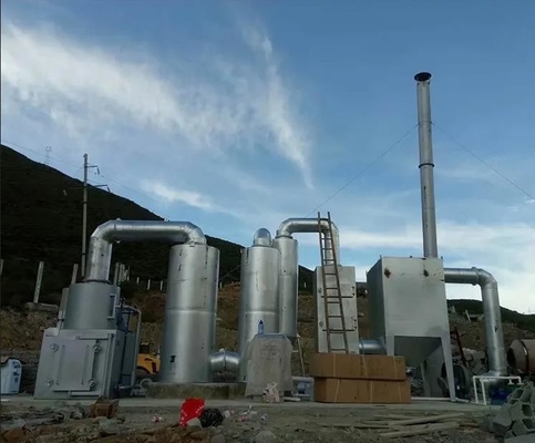 11000 kg de peso Incinerador de desechos para neumáticos Solución de desechos inofensivos