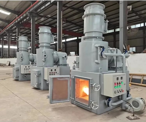 11000 kg de peso Incinerador de desechos para neumáticos Solución de desechos inofensivos