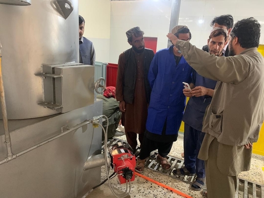 11000 kg de peso Incinerador de desechos para neumáticos Solución de desechos inofensivos