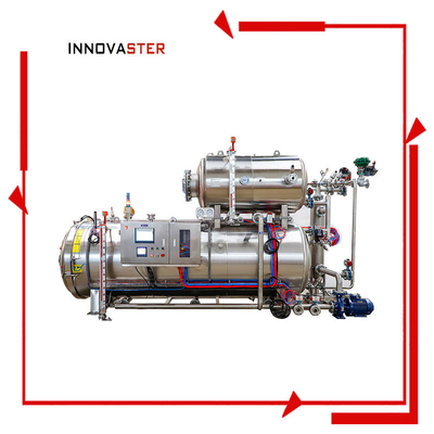 Estructura Envases de presión cilíndricos Cocinas automáticas de vapor a presión Esterilizadores de alimentos Máquinas de autoclave