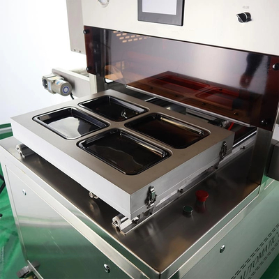 Máquina de embalaje automática para embalaje de cajas con sellador de vacío de atmósfera modificada