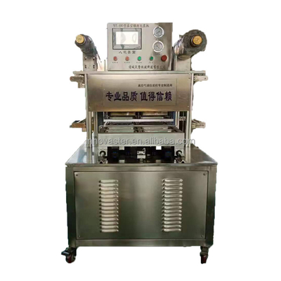 Máquina de embalaje de piel de vacío de atmósfera modificada con accionamiento eléctrico para envases de 350 kg