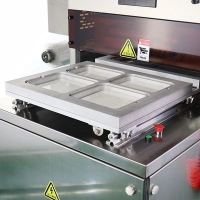 Máquina de embalaje de piel de vacío de atmósfera modificada con accionamiento eléctrico para envases de 350 kg