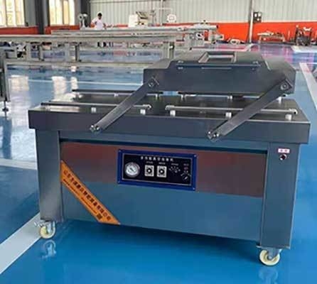 Máquina de embalaje de cámara de vacío doble fácil de operar para envases de vacío duraderos