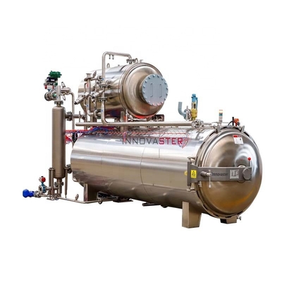 Máquina de esterilización automática de batch retort por línea de presión para funcionamiento de voltaje 3P