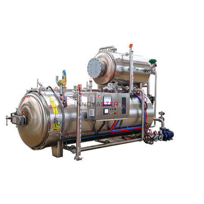 Máquina de esterilización automática de batch retort por línea de presión para funcionamiento de voltaje 3P