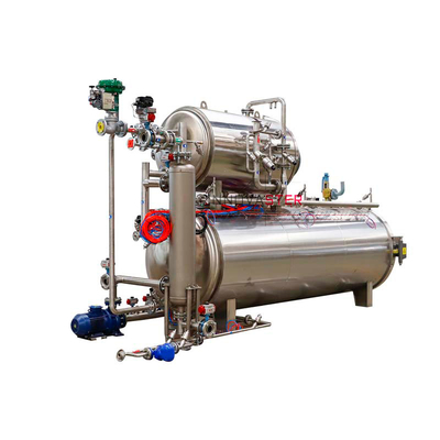 Máquina de esterilización automática de batch retort por línea de presión para funcionamiento de voltaje 3P