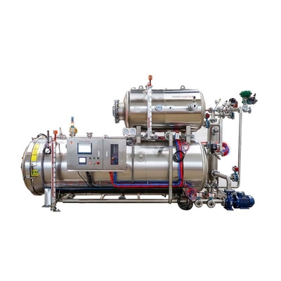 Máquina de esterilización automática de batch retort por línea de presión para funcionamiento de voltaje 3P