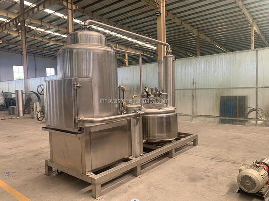 Contenido de aceite confiable y gran capacidad 15kw Baja temperatura de vacío para freír deshidratador